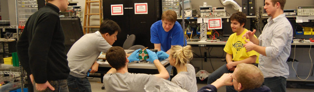Prof. Cutler and the RAX team, performing pre-launch tests.