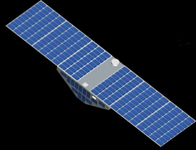 Artist's conception of a CGNSS satellite.
